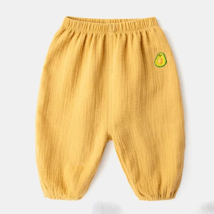 Children's Pants Summer Girls Anti Mosquito Pants Boys and Girls Air-conditioned Pants Leggings Casual Pants Children's Knickerbockers
