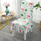 Chair Cover Spandex Printing Dining Chair Slipcover Modern Removable Anti-dirty Kitchen Seat Case
