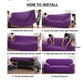 Magic Sofa Cover High-end  Velvet Sofa Cover Couch Covers for Sectional Sofa L Shape Sofa Slipcover Furniture Protector for  1/2/3/4 Seat Sofa