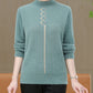 Winter Women's Mink Fleece Half Turtleneck Sweater Solid Color Short Sweater Loose Large Size Outer Sweater