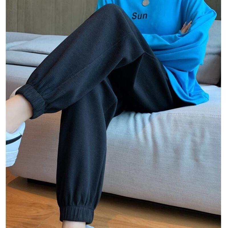 Women's Sweatpants High Waist Harem Pants Fitness Sports Pants Jogging Casual Pants Loose Large Size Legging Pants Bottoming Wide Leg Pants