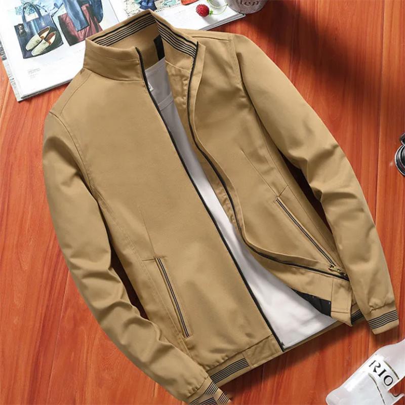 Plus Velvet Men's Jacket Autumn New Style Men's Jacket Clothes Korean Casual Trendy Jacket