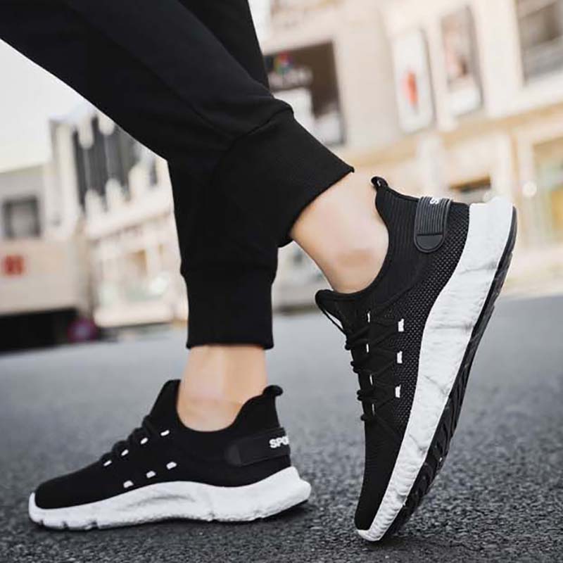 Shoes Men's Breathable Non-slip Korean Trend All-match Men's Casual Shoes Spring Student Sports Shoes