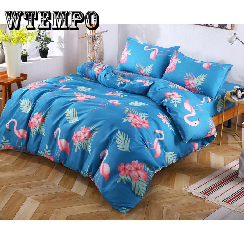 WTEMPO Brand Duvet Cover Set Quilt Cover + Pillowcase Set Bedding Set Twin Queen Size Duvet Cover