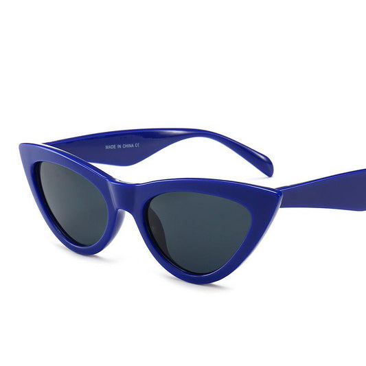 Brand Cat Eye Sunglasses Women 2019 New Fashion Triangle Small Size Frame Vintage Sun glasses Mirror