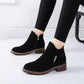 Short Boots Women Spring and Autumn Single Shoes Martin Boots All-match Single Boots Frosted Flat Boots Plus