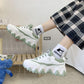 2020 Platform Sneakers Women Spring Dad Shoes Height Increased Casual Shoes Breathing Leisure Shoes