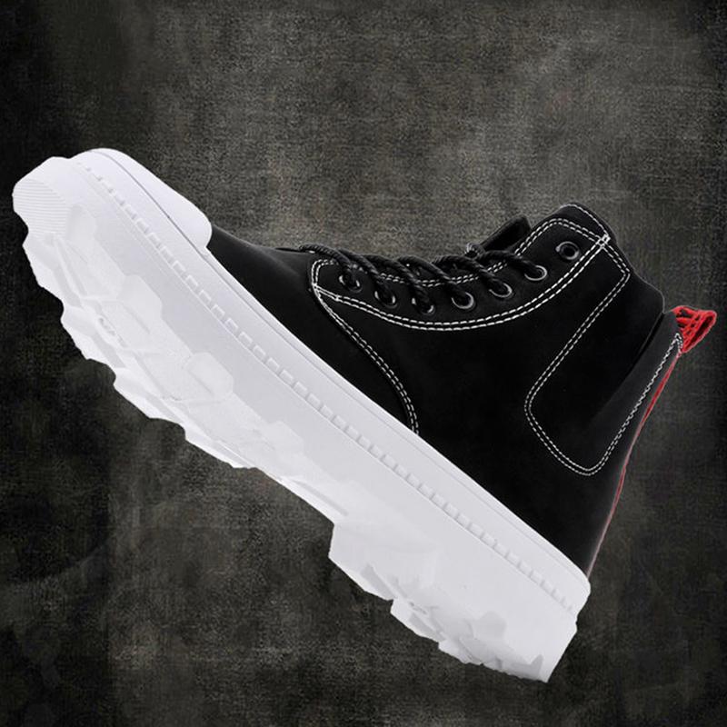 Men's High-top British Style Martin Boots Korean Retro All-match Trendy Shoes Bloggers Recommend Tooling Boots