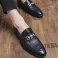 Slip on Formal Dress Shoes for Man Leather Men Shoes Summer Hollow Breathable Oxfords Man Casual Shoes