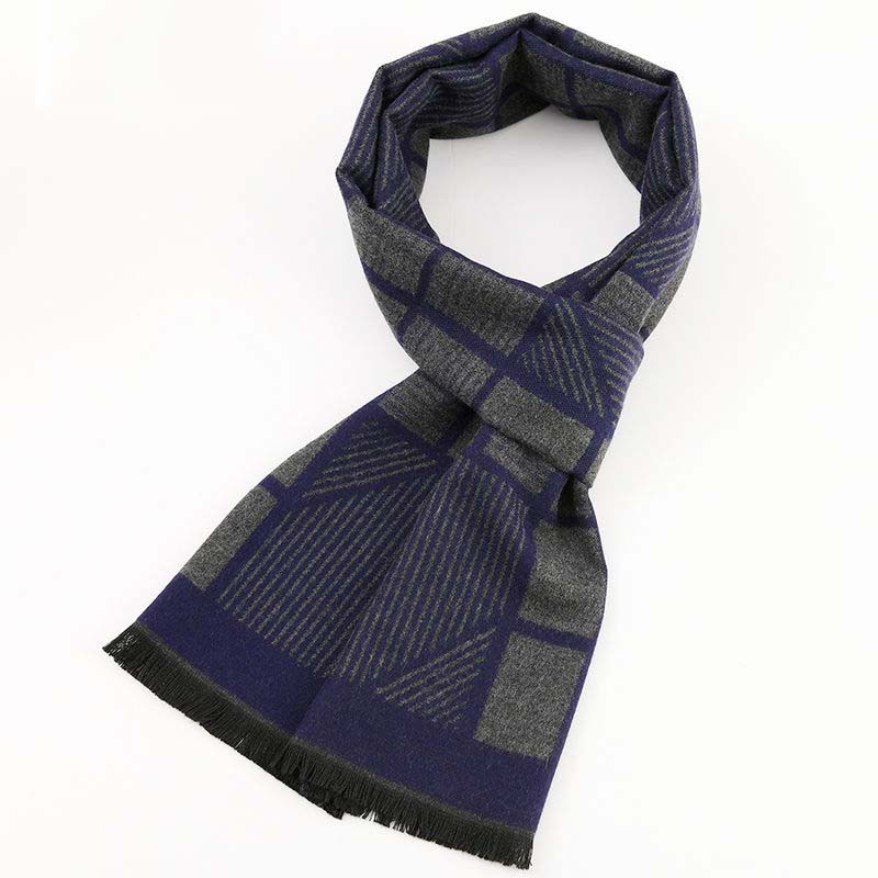 New Scarf Men's Scarf Autumn and Winter All-match Casual Warm Scarf