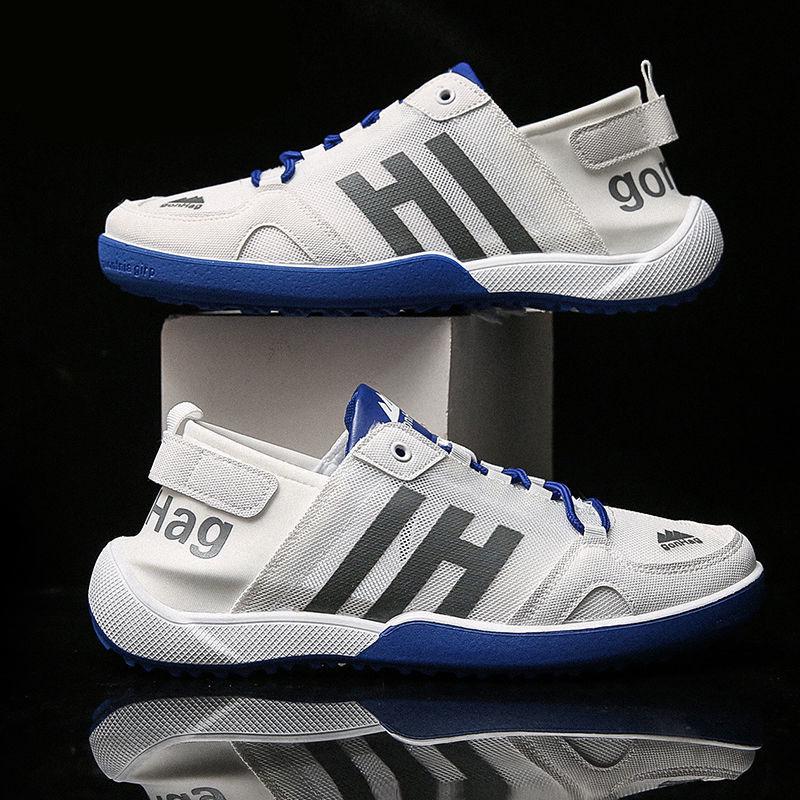 Lightweight Casual Shoes Men Weave Quality Sneakers Men Breathable Tenis Lace Up Men Shoes Outdoor Walking Footwear