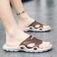 Slippers male flip flops wear non-slip soft bottom slippers beach shoes home bathroom sandals summer