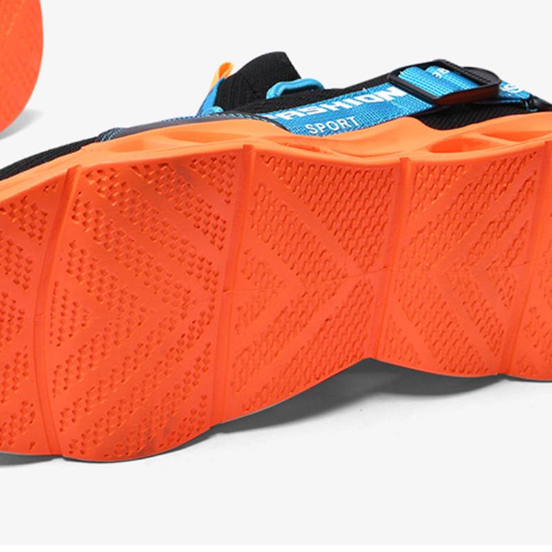 Solid Color Low-top Lightweight Unisex Spring and Summer Casual Mesh Round Head Breathable Shock-absorbing Walking Shoes
