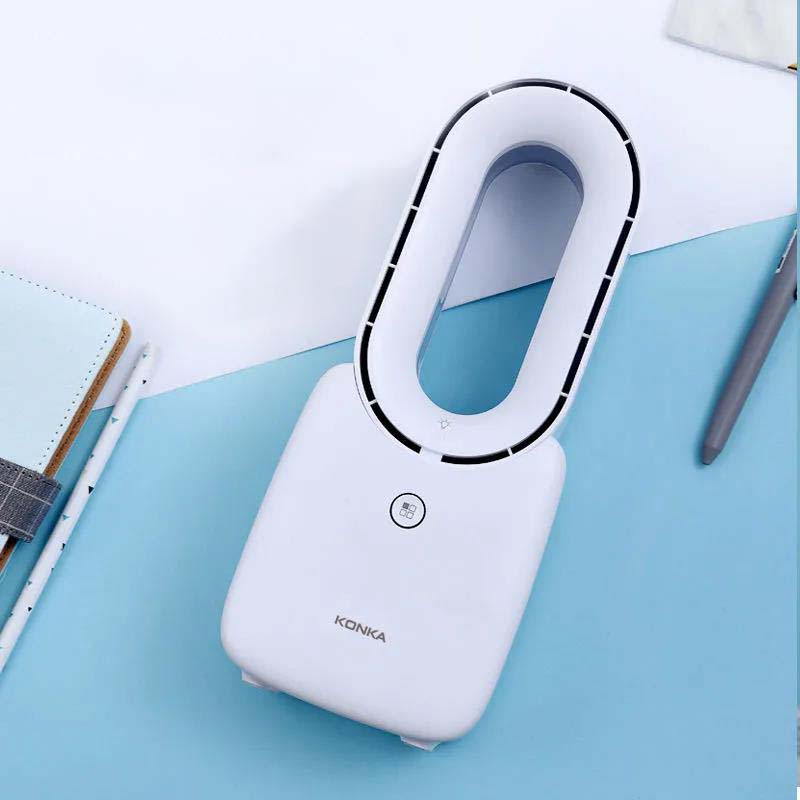 Indoor Small Fan Portable Desktop Dormitory Student USB Rechargeable Fan