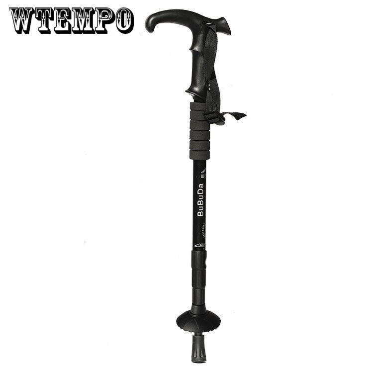 WTEMPO Trekking pole adjustable folding walking hiking trekking pole walking stick