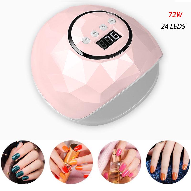 Pofulove UV LED Nail Dryer Gel Polish Curing Lamp Quick Dry UV Lamp For Nails Manicure Tools