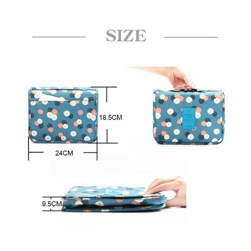 Storage Bag with Hook Waterproof Toiletry Bag Hanging Women Cosmetic Bag Organizer Pouch Handbag