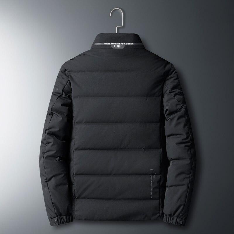 Men's Business Casual Stand-collar Down Jacket Winter Classic Style Plus Size Thickening Warm Fashion Down Jacket