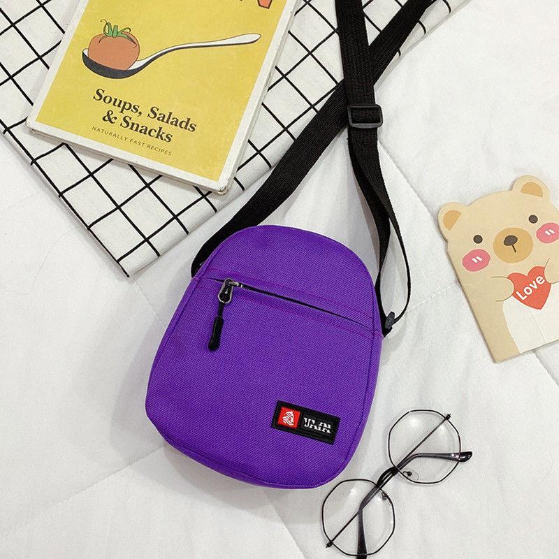 Mobile Phone Bag Small Bag Male Tide Messenger Female Bag Student Net Celebrity All-match Small Shoulder Bag Mini Canvas Bag