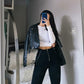 Women High Waist Jeans Woman Sexy Black Blue Elastic Skinny Pencil Pants Female Plus Size Zipper Wash Denim Trousers Girl