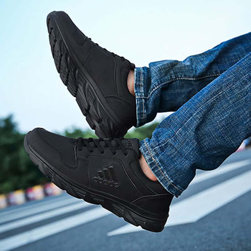 38-44 Men Air Cushion Sneakers Non-slip Leather Basketball Shoes Breathable Casual Running Shoes