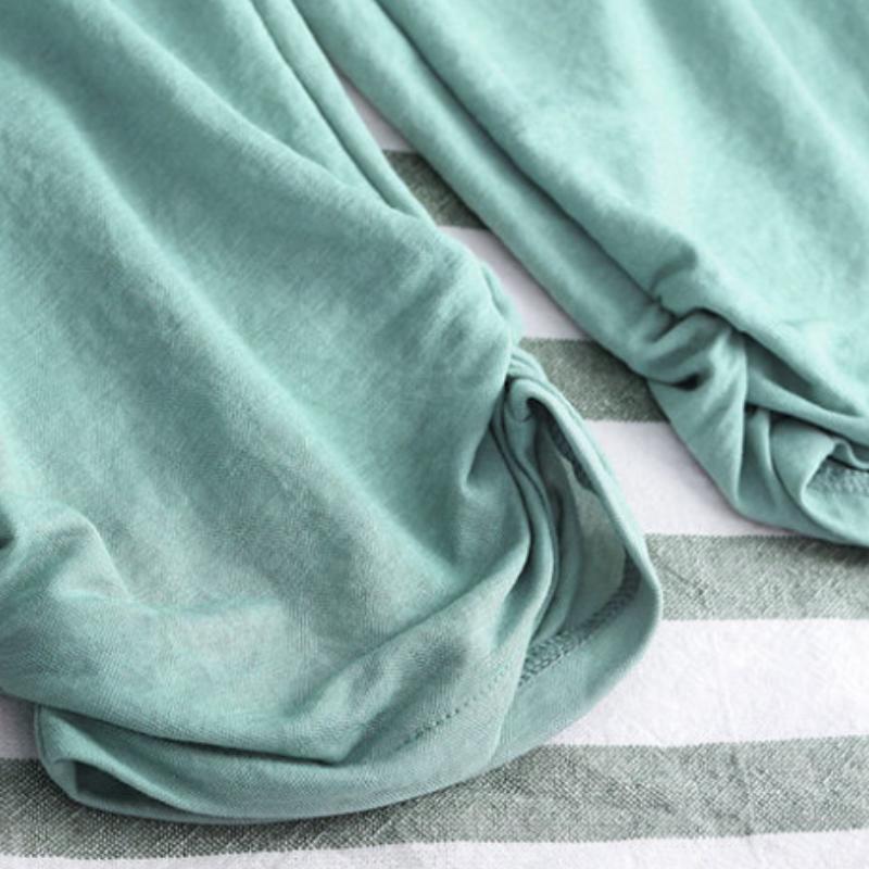 Summer Thin Cropped Pants Women Korean Version of Wild Loose Large Size Black Shorts Casual Pants Women