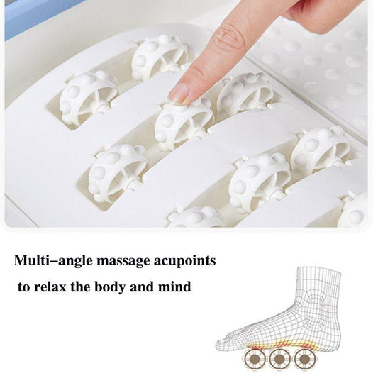 Foldable Foot Soaking Bucket Over The Calf Footbath with Lid Household Footbath Bucket Footbath Massage To Relieve Fatigue Foot Washing Bucket