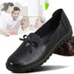 Non-slip Soft Mother Shoes Slip-on Casual Women's Shoes Soft Leather Soft Bottom Non-slip Leather Shoes Single Shoes