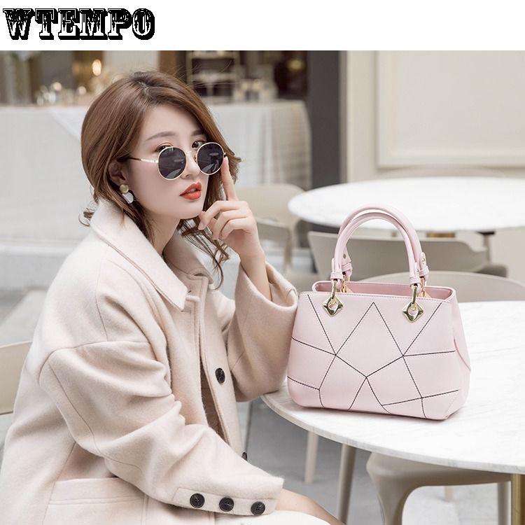 Genuine Ladies Leisure Shopping Bags Temperament Leather Bags All-match Shoulder Bag Messenger Bag Handbag