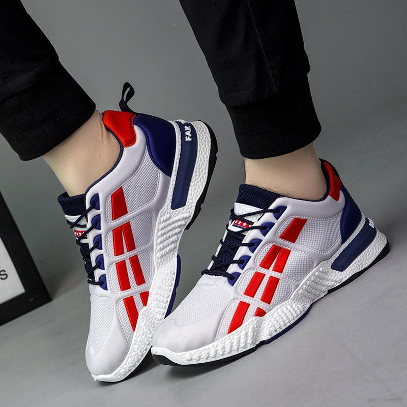 Unisex Contrast Color Casual Shoes Trendy Wild Fashion Couple Shoes Spring Breathable Sneakers