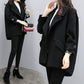 Women's Coat Fashion Autumn Winter Outwear Woolen Overcoat Elegant Trench Coat Jacket Short Overcoat