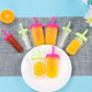 6/12pcs DIY Ice Cream Popsicle Mould +Silicone Tray Dessert Summer Icebox Lolly Mould