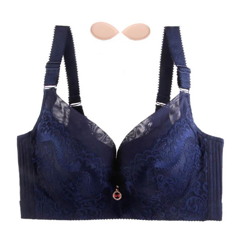 Underwired Ladies Bra Lace Thin Mould Cups Stretchy Beautiful Back Design Push Up Thin Bra