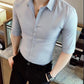 Men's Korean Style Summer Thin Trend Casual Shirt Youth Fashion Long-sleeved Shirt