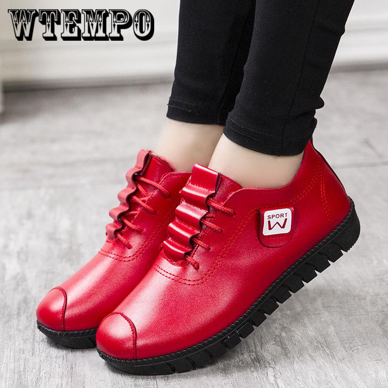Women Flats Pu Leather Shoes Female Slip on Loafers Anti Slip Moccasins Casual