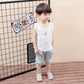 Cotton Baby Sets Leisure Sports Boy Girl Button T-shirt + Shorts Sets Toddler Clothing Baby Boy Girl Clothes