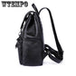 Leather Backpacks Female Ladies Backpacks School Retro Sac a Dos Female School Shoulder Bags