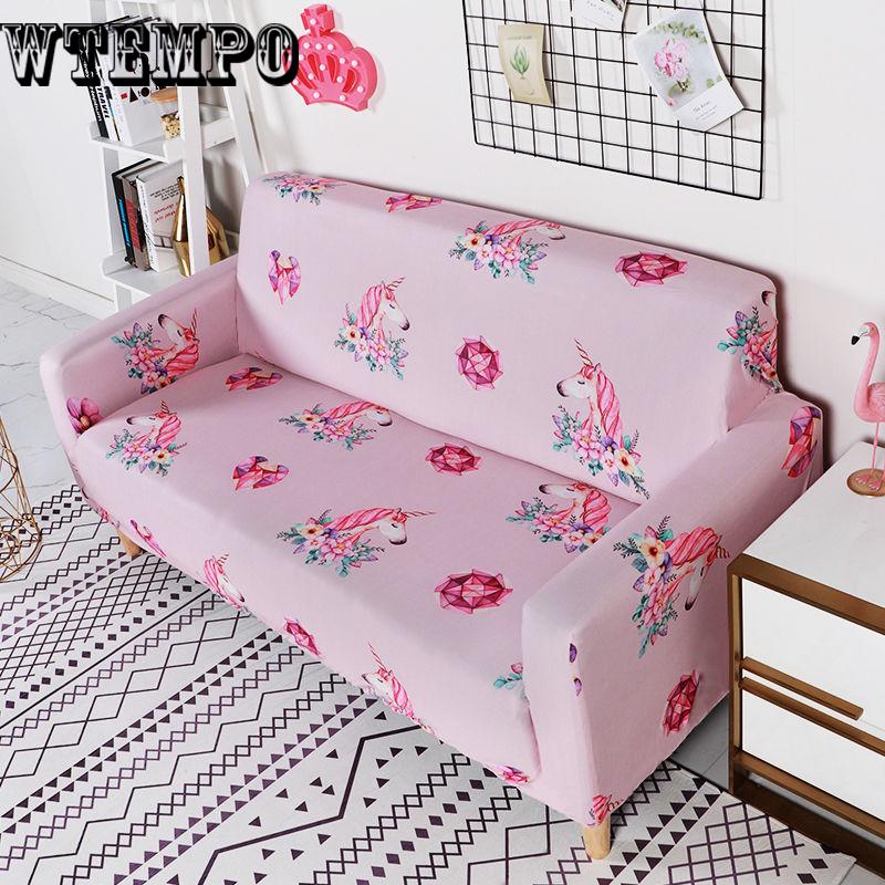 Elastic Sofa Tight Wrap All-inclusive Solid Sofa Cover 1/2/3/4-seater Slipcover Stretch Four Season