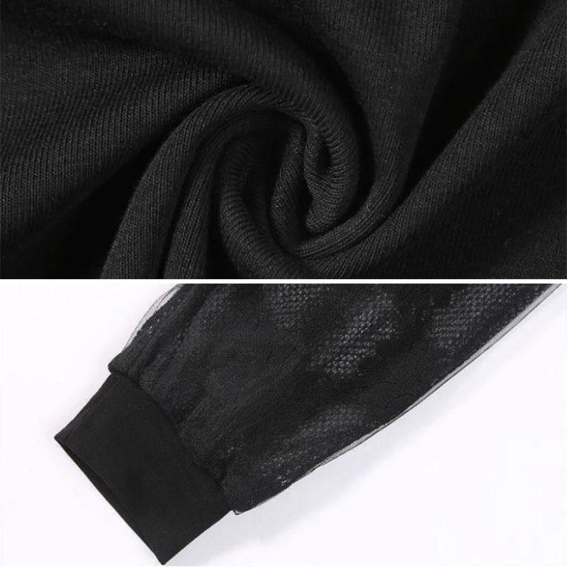 Women Lace Jumper Diamond Print Shirt Casual Loose T-shirt Boutique Bottoming Shirt Long Sleeve Spring