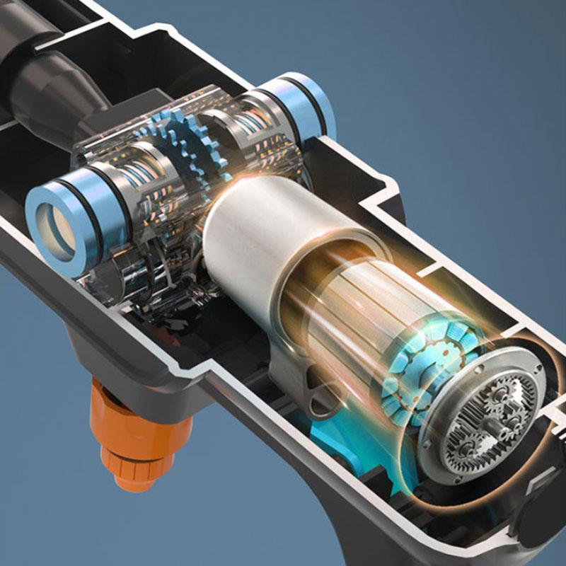 380W High Pressure Water Gun Wired Car Wash Machine Electric Car Wash Tool with Cigarette Lighter Head