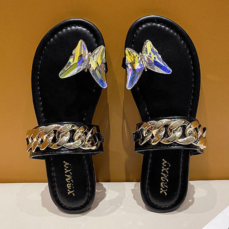 Slippers Female Summer Wear Fashion Korean Fairy Style Flat Flip Flops