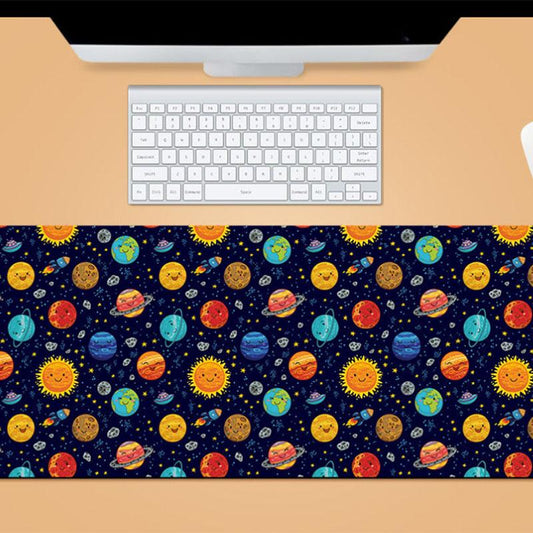 Oversized Game Mouse Pad Planet Starry Sky Anime Cartoon Cute Creative Table Pad Keyboard Pad Personalized Customization