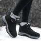 Elderly Shoes Cotton Shoes Winter Plus Velvet Waterproof Non-slip Thick Snow Boots Hiking Shoes Male