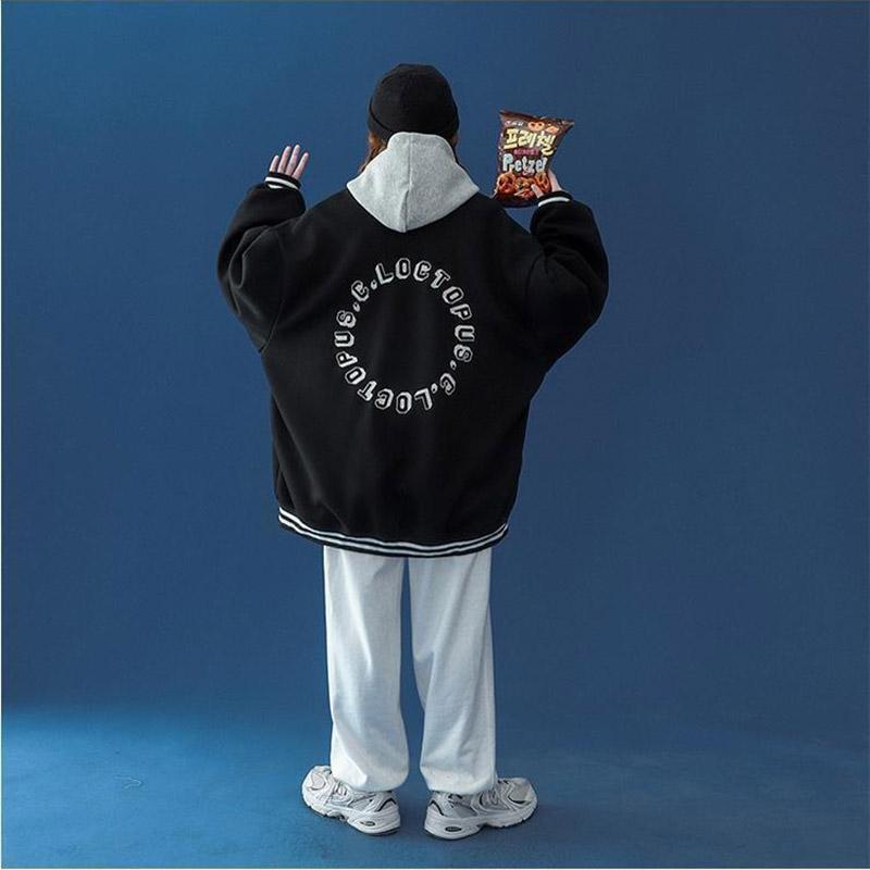 Spring and Autumn Loose Lazy Style Baseball Uniform All-match Jacket Plus Size Women's Jacket