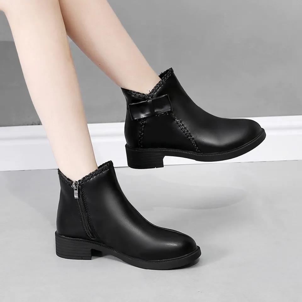 Winter All-match Warm and Comfortable Cotton Boots Martin Boots Chelsea Women's Shoes