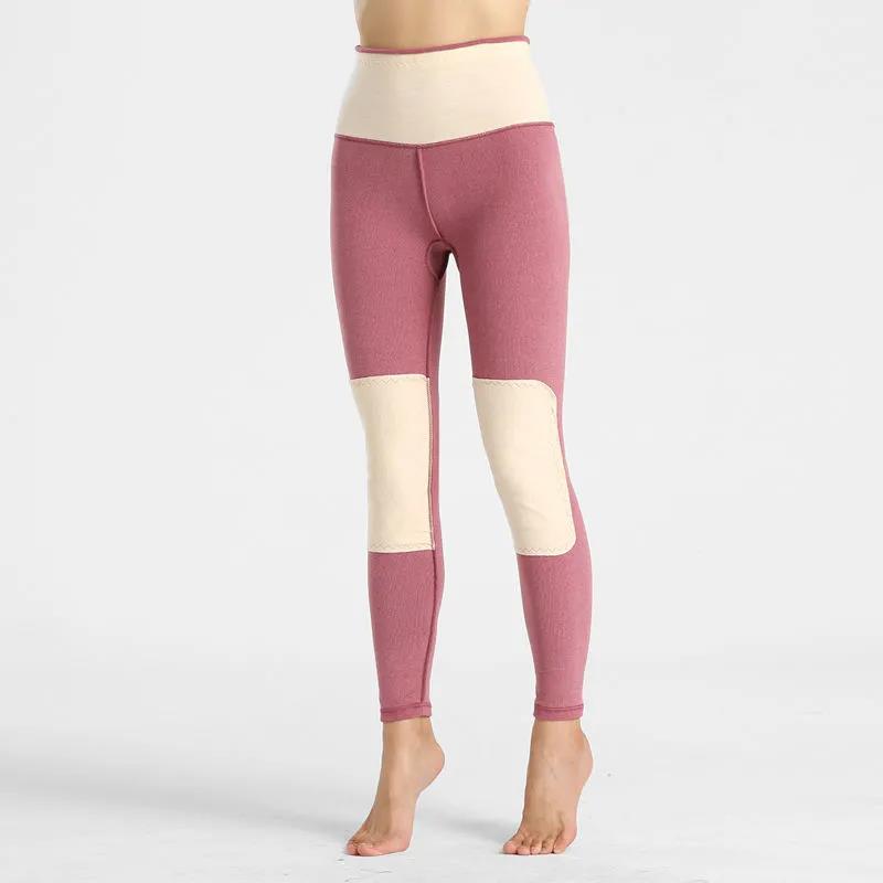 De Velvet Ladies Long Trousers Plus Velvet Thick High-waist Leggings Inner Threading Trousers Cotton Wool Trousers Heating Warm Pants