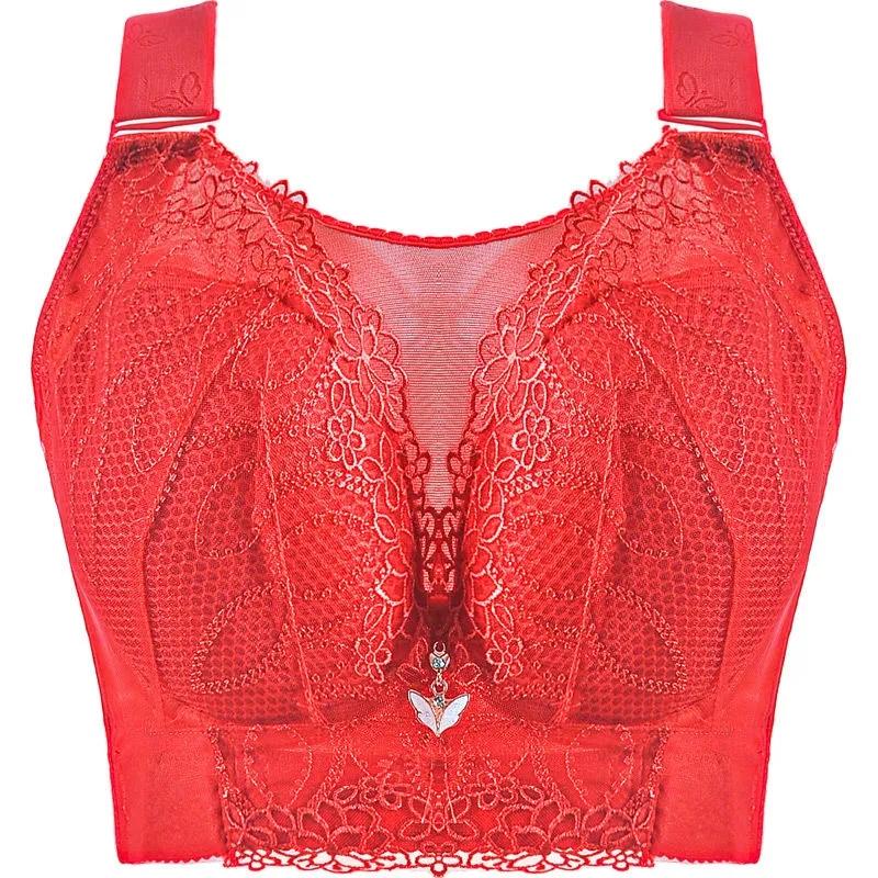 Sexy Push Up Bra Bras C D E Bralette Women Lingerie Wireless Underwear Lace Brassiere Large 36-48 Ladies