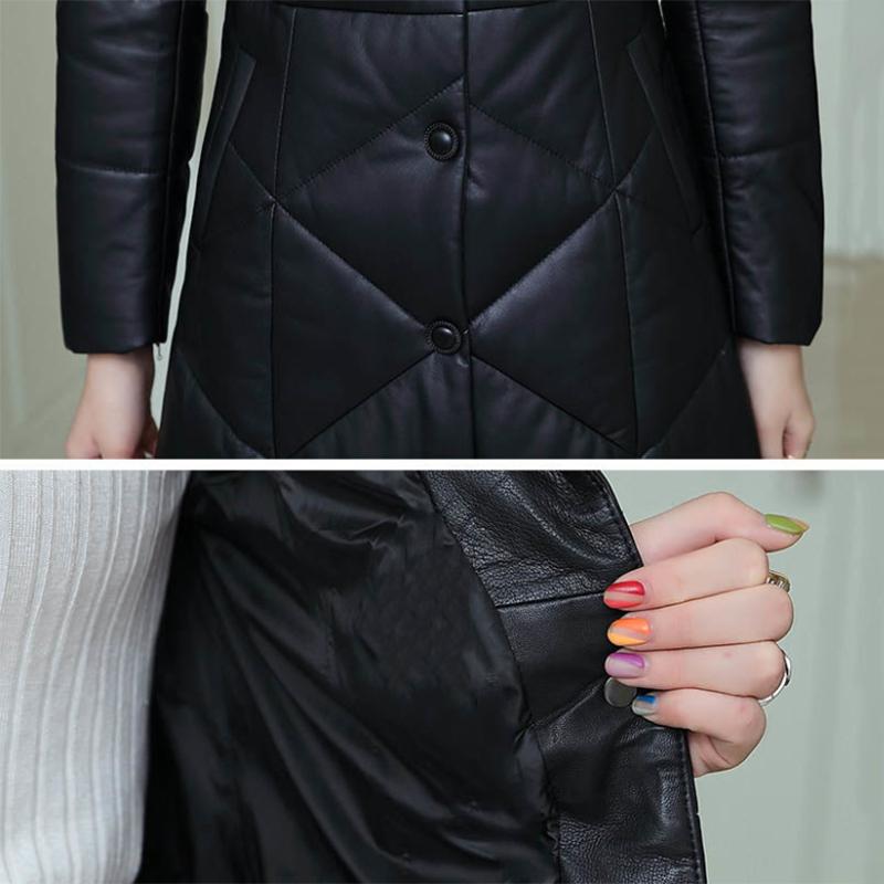 Women's Winter Korean Loose Quilted Coat Warm Padded Stand-collar Down Jacket Women's Solid Color Regular Down Jacket with Fur Collar