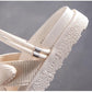 Summer Collocation Skirt Sandals Fairy Style Fashion Student Platform Roman Flats