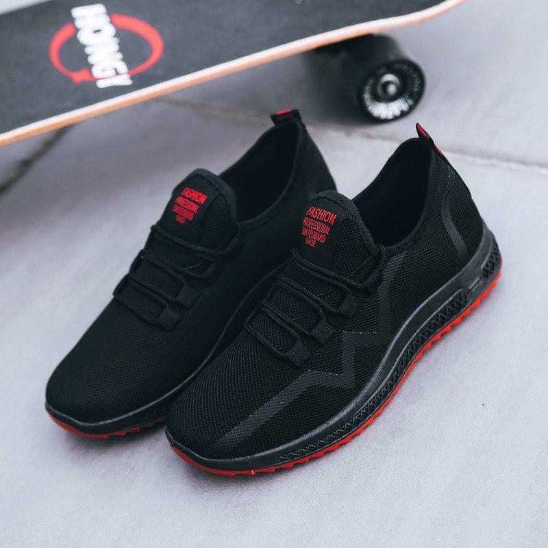 Men Summer Sports Shoes Breathable Mesh Casual Shoes Comfortable Soft Flat Shoes